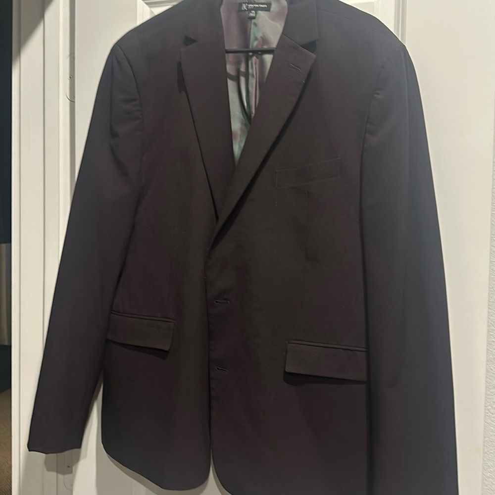 Inc men’s suite burgundy xxl jacket 40x30 pants.